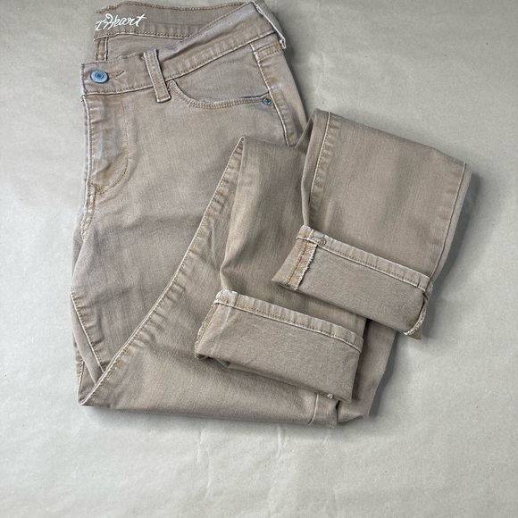 Old Navy Sweetheart cut skinny-jeans in khaki size 4 - Picture 13 of 16